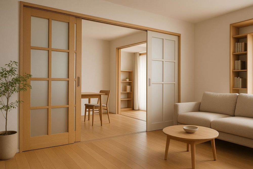 小坪數別做傳統門！日式折疊門空間瞬增2倍，動線、收納都升級