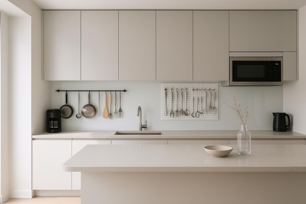 開放式廚房油煙清潔難？壁面這樣做，收納多3倍、告別雜亂