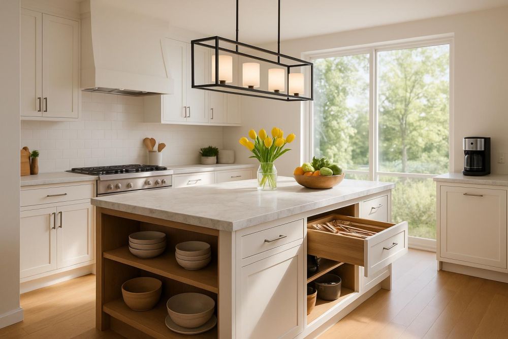 廚房中島做錯淪油膩收納黑洞?掌握這3設計,收納增1倍、維持甜蜜無油味