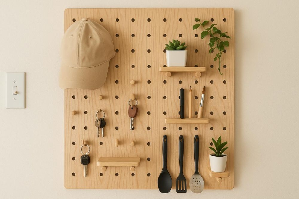 洞洞板真的實用嗎?安裝這3處讓收納翻倍、不踩6大地雷