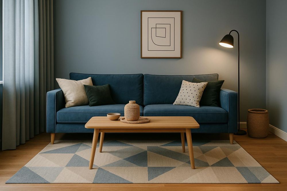 灰藍色裝潢百搭不失手！客廳質感激增3倍的秘密配色