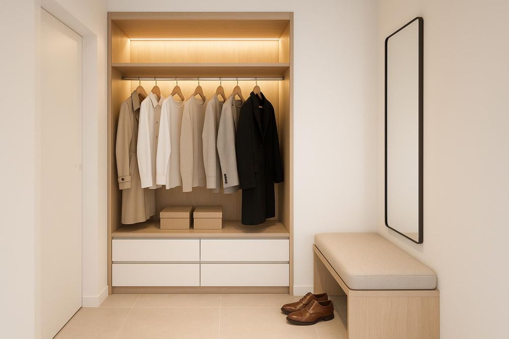 更衣室別放臥房!設玄關旁收納翻5倍,全台設計師推薦實用大升級