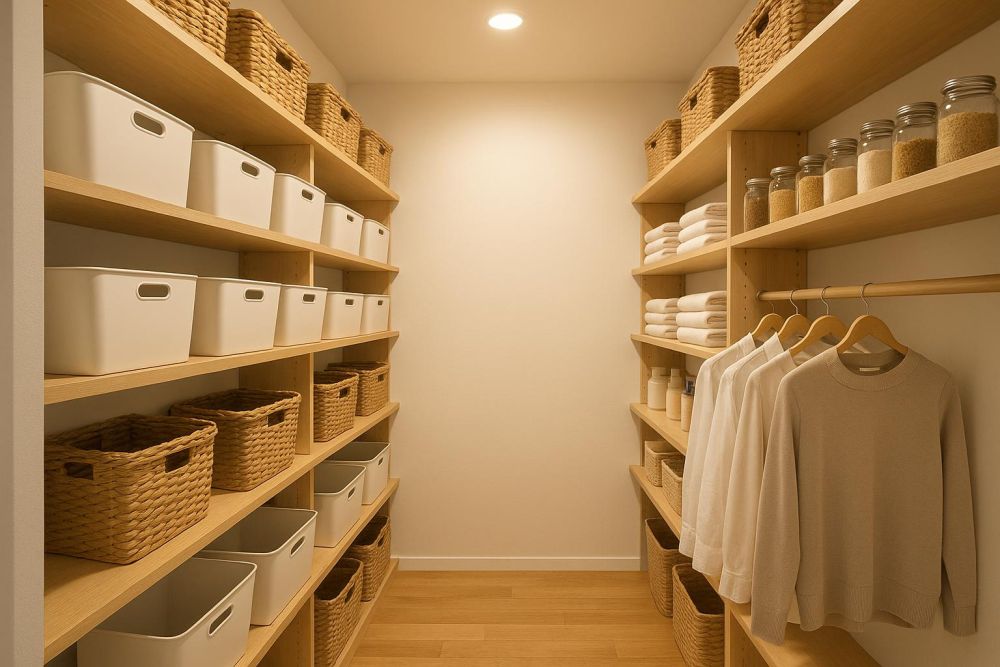 小坪數別再硬塞滿櫥櫃!留一間Walk in儲藏室,全家收納量翻3倍、不怕亂