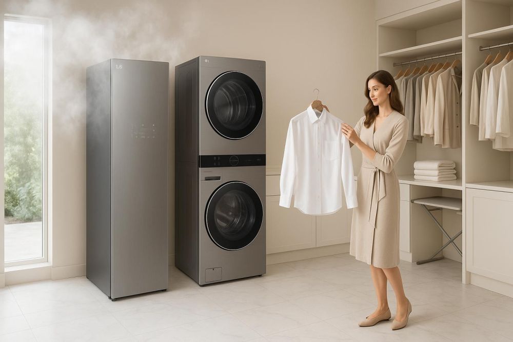 頂級豪宅設計師都選LG Styler和WashTower™！一鍵實現『飯店級衣物護理+極致收納』，洗護效率飆升3倍