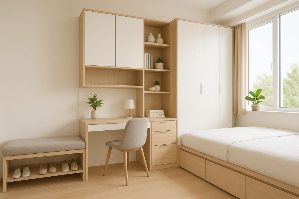 小宅收納太難？複合式櫃體設計讓空間翻2倍，這幾招新手必學