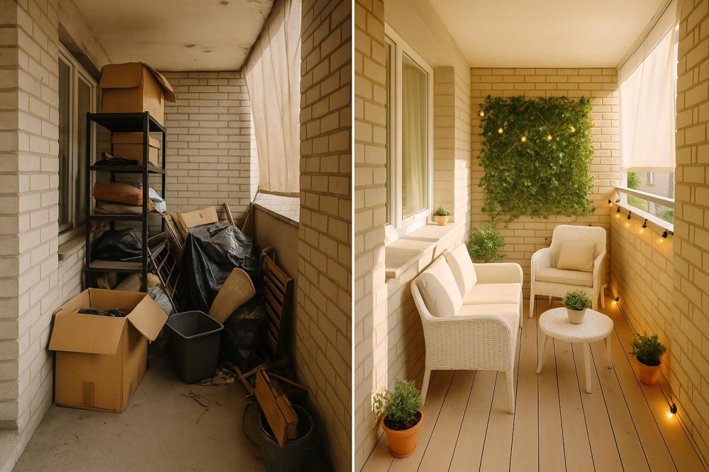 陽台荒廢只擺家具太浪費！3招改造方法空間翻倍、生活機能升級