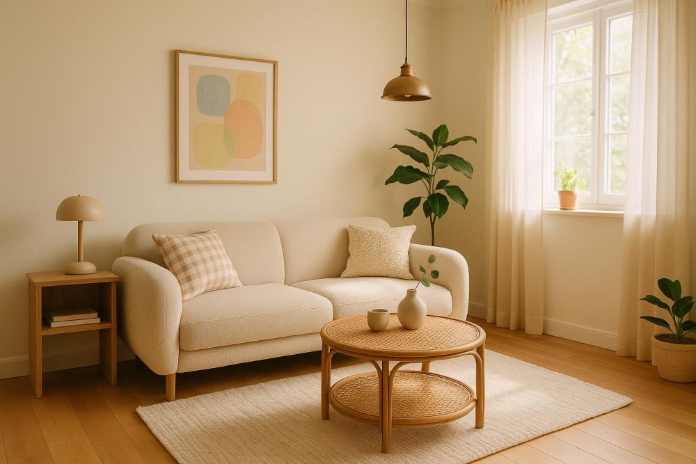 奶油風家居裝潢老師曝：只做對『這3處』，復古設計清新又耐看，溫柔感提升2倍