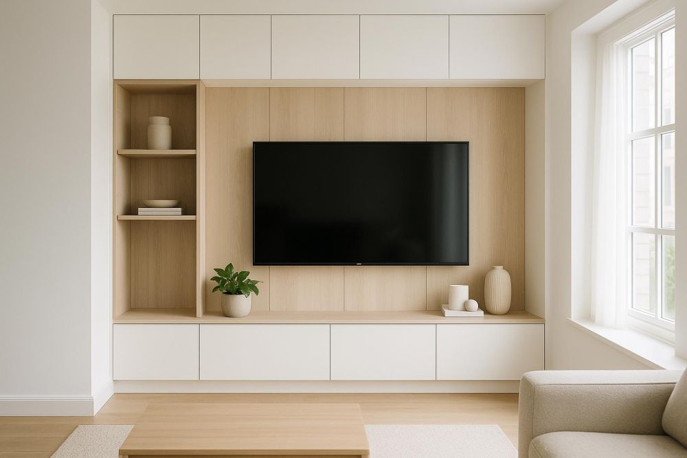 小坪數電視牆別只做造型！電視牆設計與裝潢攻略：5大創意收納巧思，收納力×機能翻倍