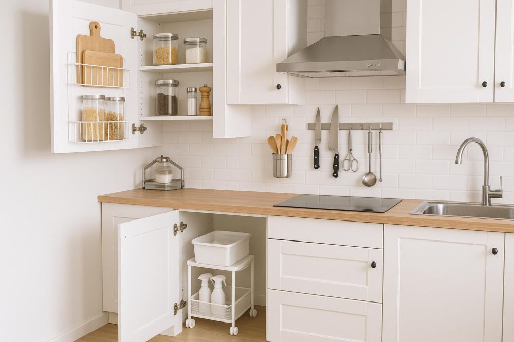 廚房小東西多、櫃子爆滿？2026年必學5大邊角收納術，空間激增2倍