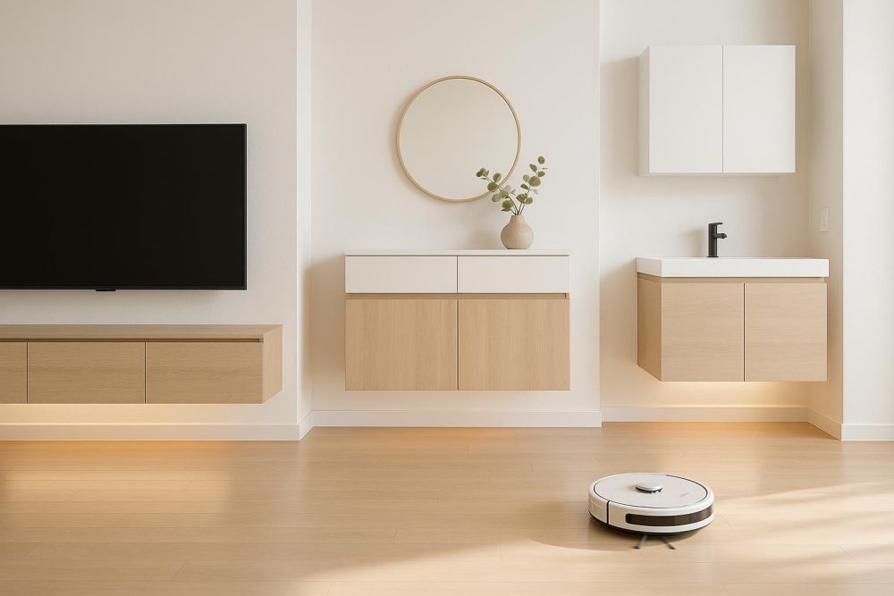 櫃子落地超佔空間？2026年流行『懸空櫃』竟多3大好處，空間收納翻倍不後悔