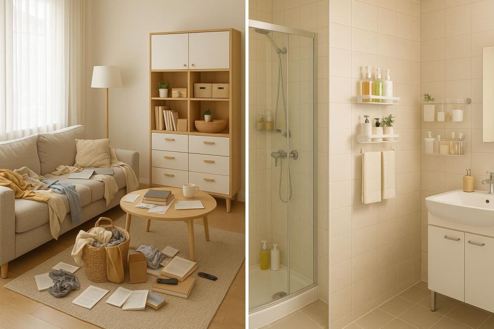 客廳浴室老是亂？掌握3大收納心法，立刻增2倍空間超整齊！