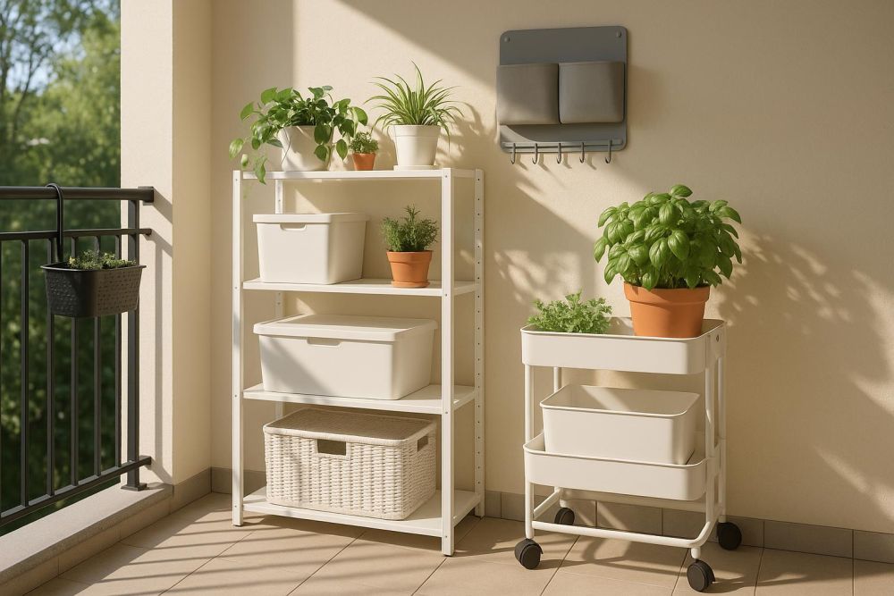 小陽台總是亂糟糟？IKEA這5款收納神器一裝，瞬間多出2倍置物空間！