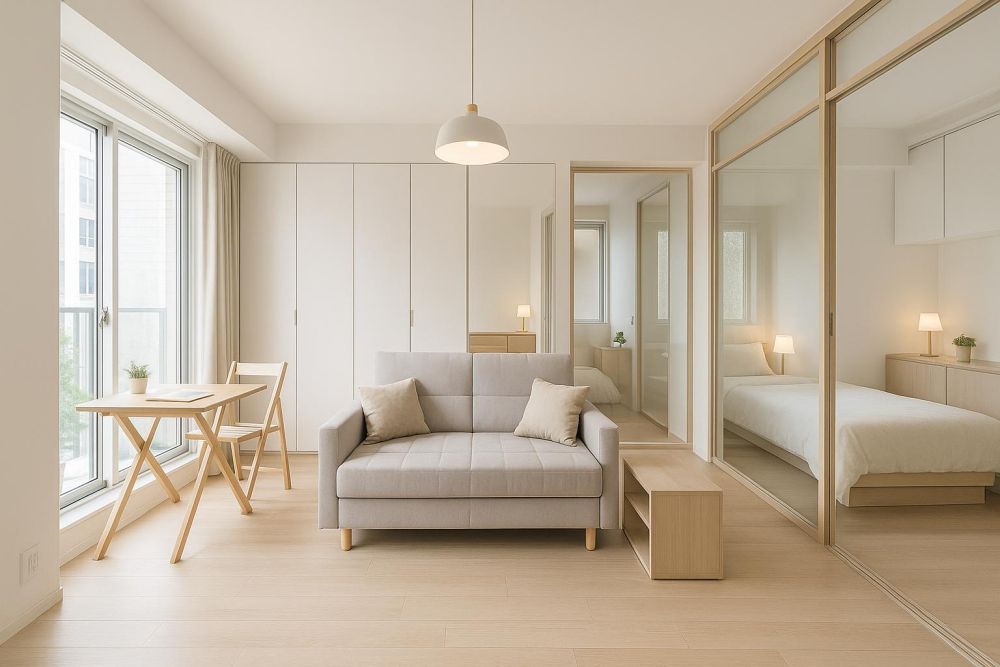 10坪迷你宅別亂隔間！用『這方法』空間感立刻翻2倍