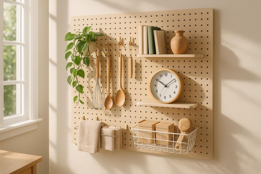 洞洞板只是掛東西？錯！10大超實用收納新法，進化收納量3倍