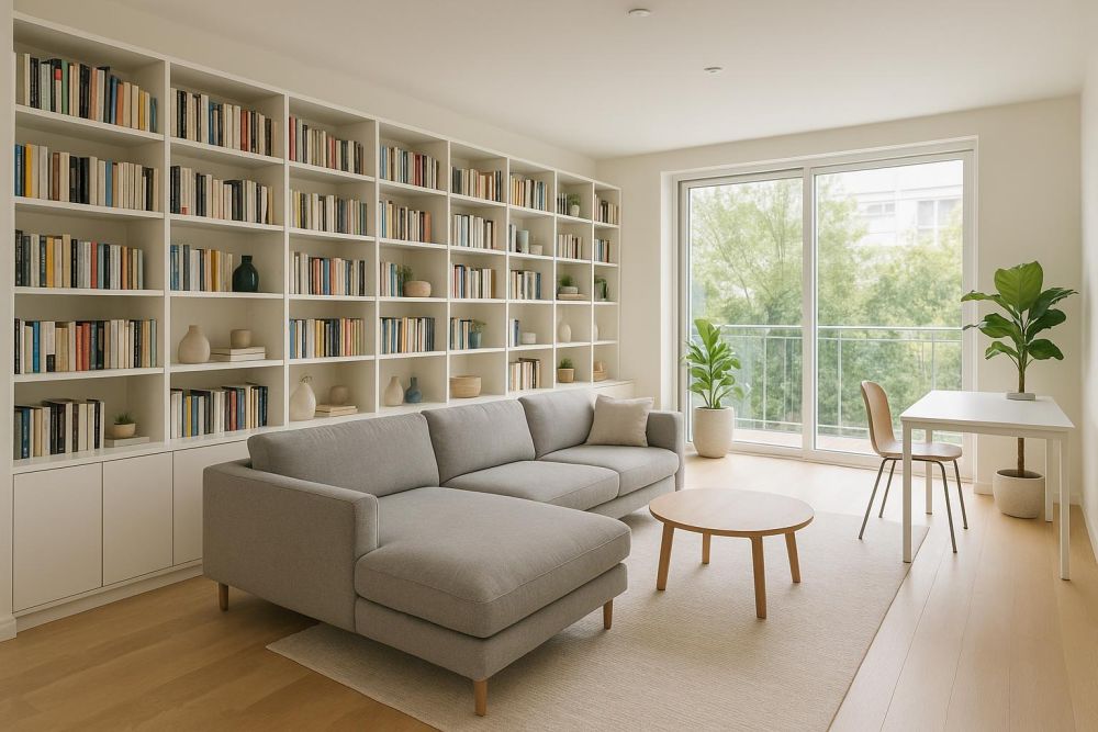 不做電視牆！客廳空間激增2倍，彈性收納+多功能生活區一次實現