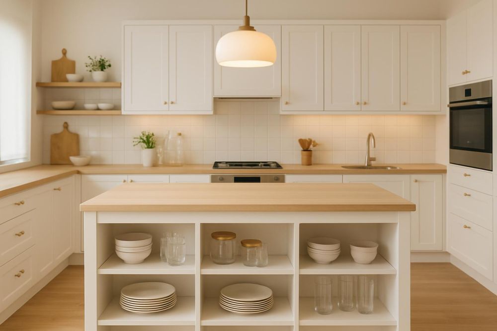 中島吧台做錯後悔一輩子！設計師曝2026年廚房中島『5大黃金規劃公式』空間收納翻倍