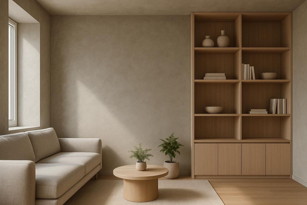 水泥牆總是冰冷單調？用『樂土』打造溫潤質感空間，收納、舒適一次到位