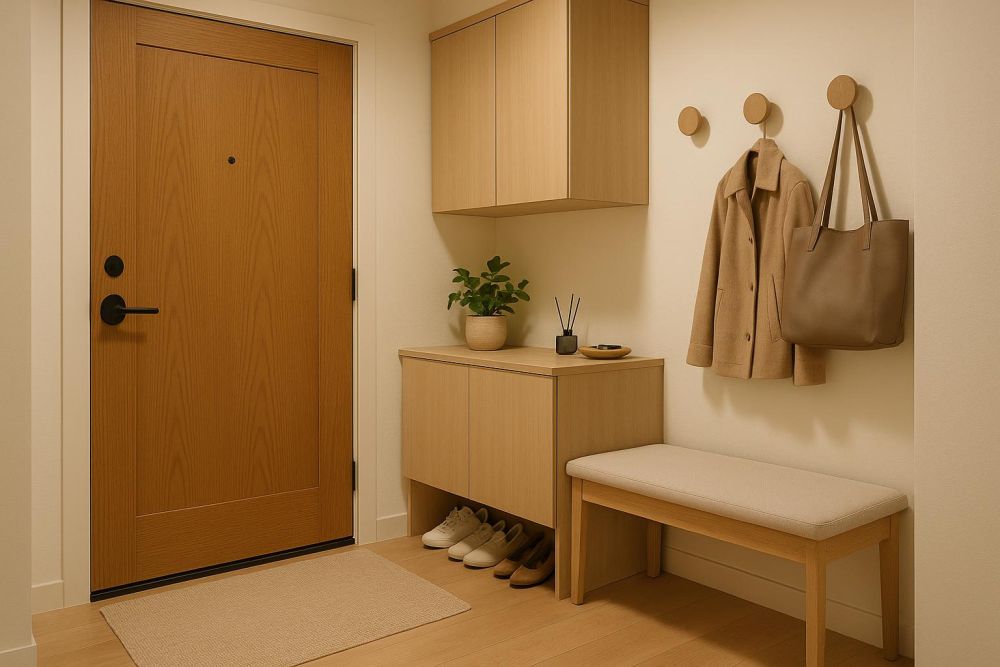 收納、動線都不到位？玄關設計5大痛點一次破解，入門空間翻倍實用又高顏值
