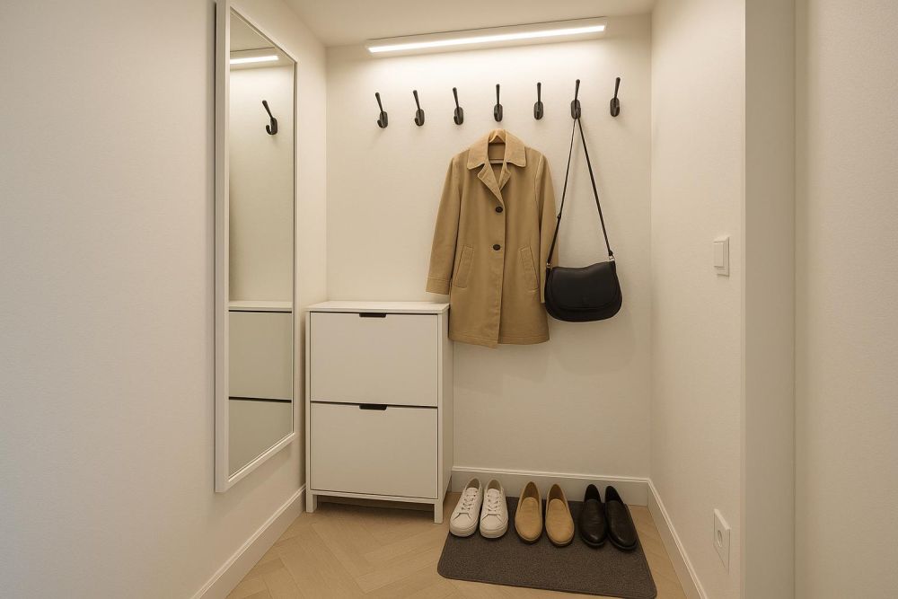 不必大空間！玄關只用1坪，收納激增3倍、鞋包外套都好放—2026最新玄關設計一次解決所有進門雜物