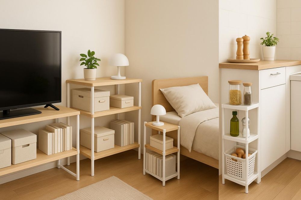 小坪數再小都能塞！自由組合收納層架3倍擴容術，預算超控管（2026最新尺寸一覽）