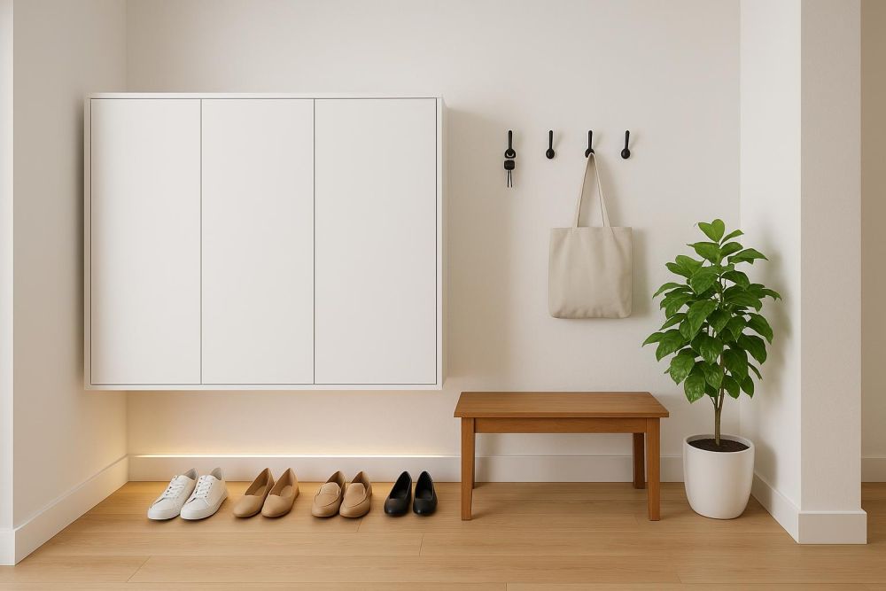 鞋櫃玄關總是塞爆?1個收納設計動線變順、空間翻2倍