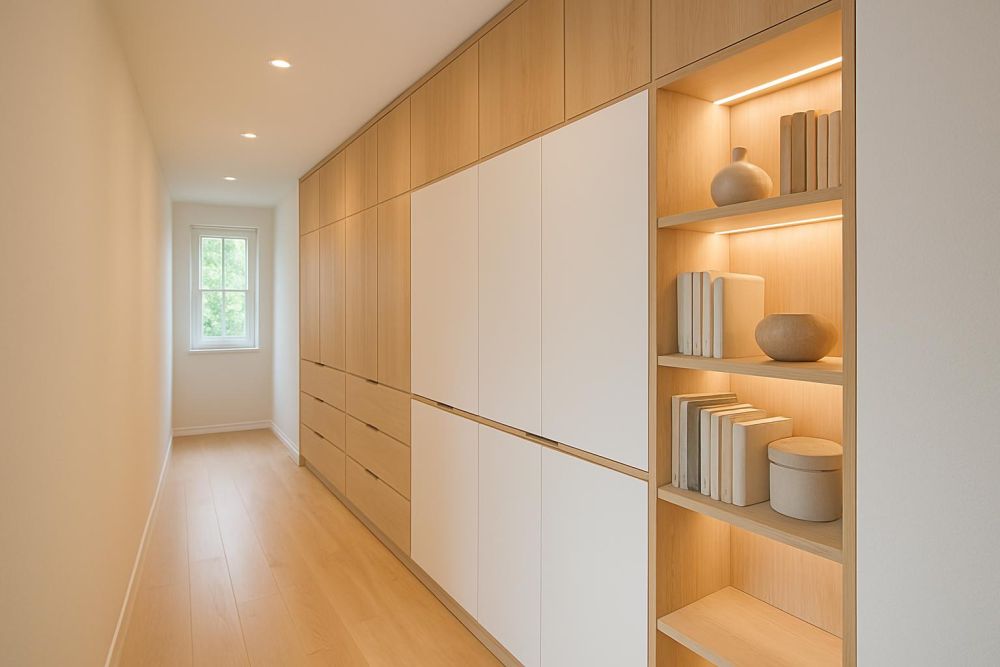 走道浪費空間？學會這招，秒變收納牆，全屋多3倍實用坪效