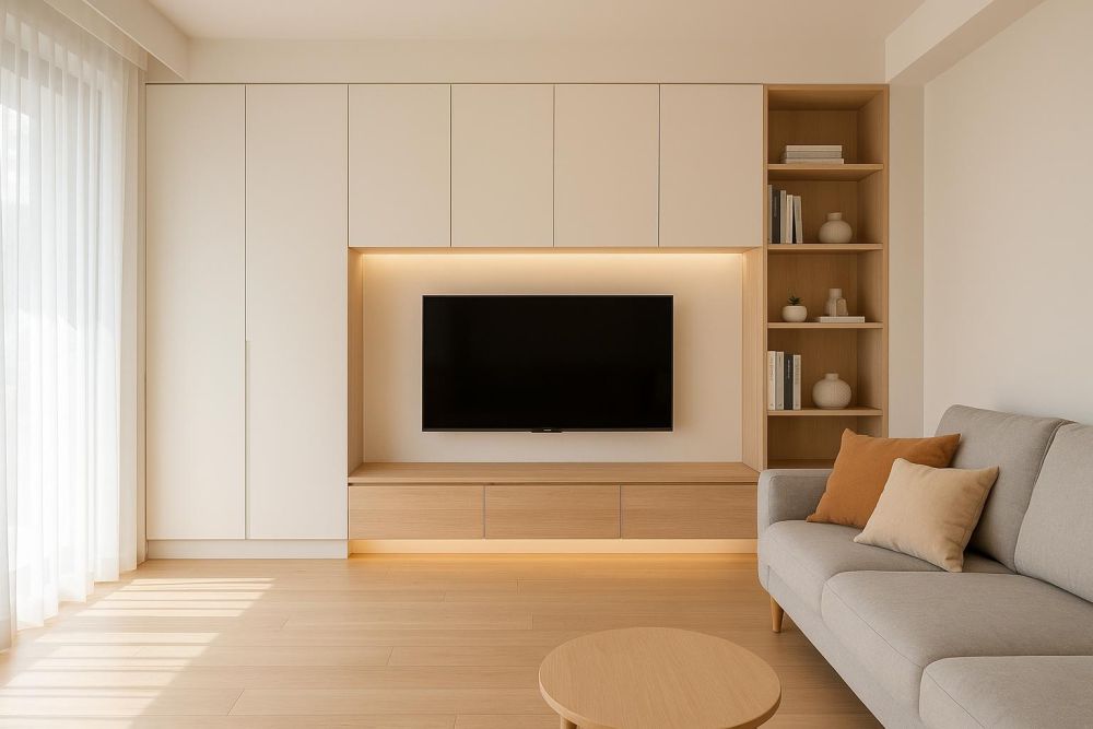 系統櫃這樣用，1/2預算也能打造高質感專屬客廳！新手必看4大設計心法