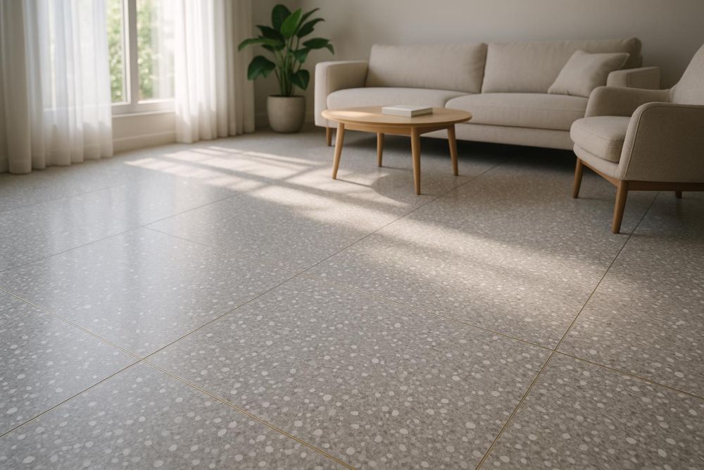 磨石子地板難保養？專家曝5大設計與清潔重點，空間升級美感翻倍