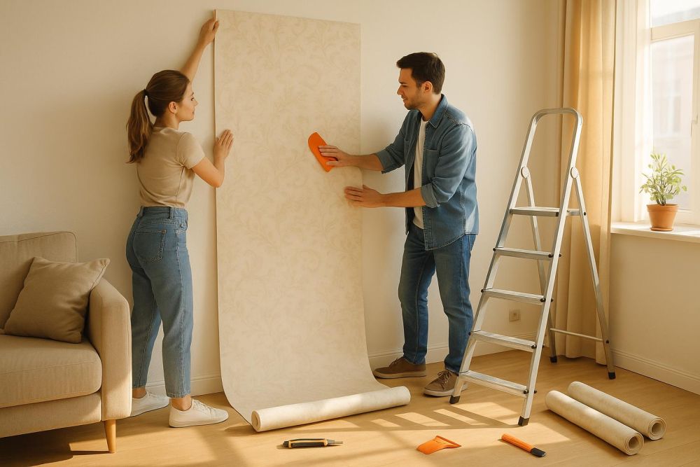 DIY壁紙貼法全攻略：5步驟輕鬆貼出無縫牆面，這些工具細節新手最容易出錯