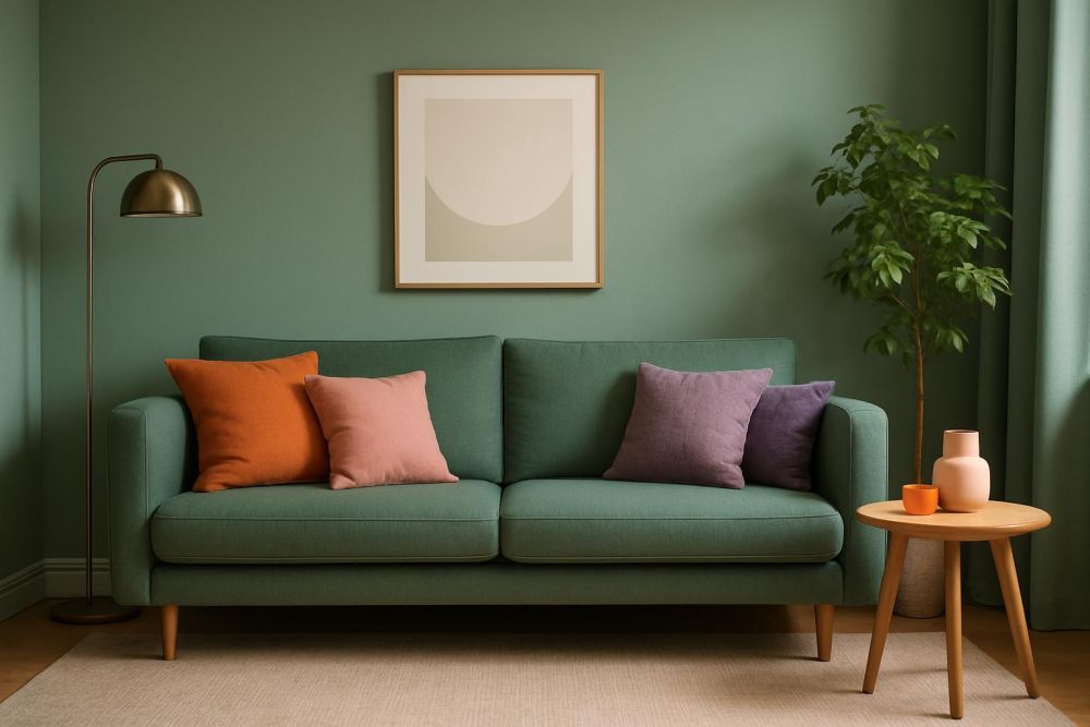家裡想高質感？大師教你綠色x對比色配法，色彩激活空間美感翻3倍