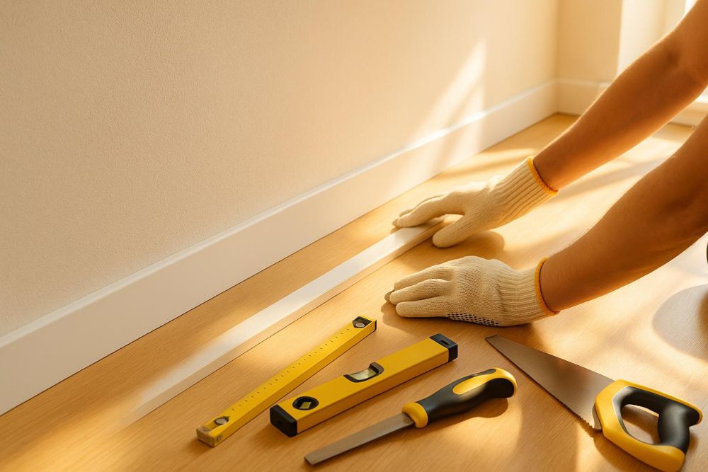 踢腳板沒裝對，全屋易髒還壓迫？2026必學DIY教你500元升級空間感、省清潔力翻倍