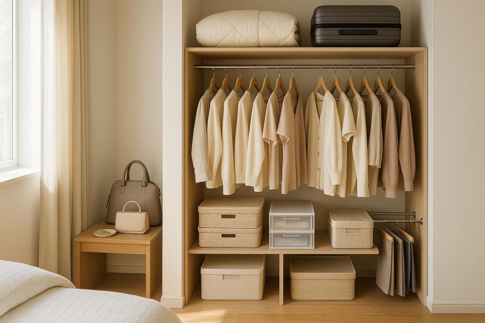 衣櫃分層沒做好？掌握這3招收納多一倍，秒變超強大容量