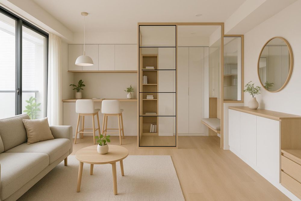 小宅空間太壓迫?掌握這5個裝潢巧思,瞬間放大2倍、動線超順手