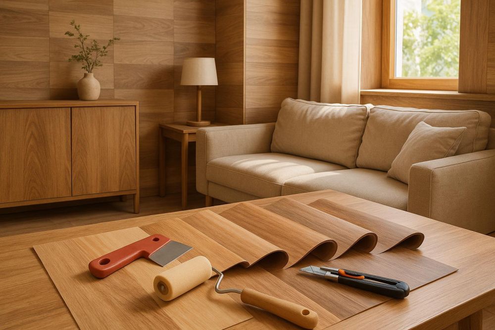 木紋貼皮怎麼選？新手容易踩雷3大地雷&正確貼法教學，一次解決空鼓、脫落問題