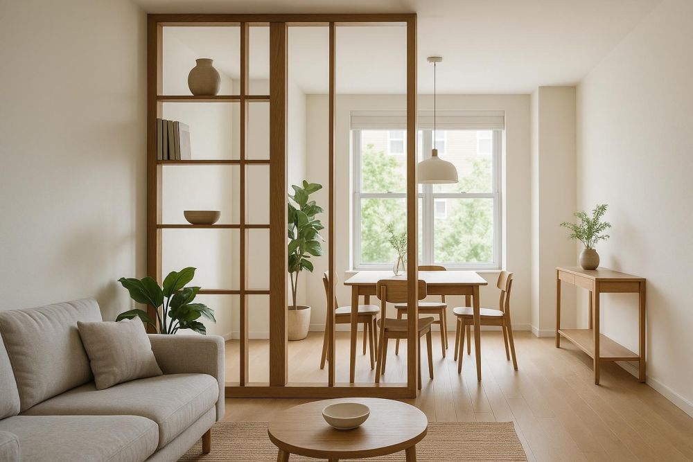 小戶型隔斷還用砌牆？『這款屏風』空間增1倍、收納多3倍，動線更順手