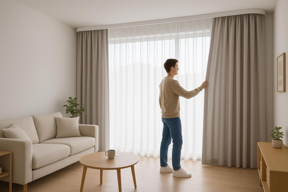 窗簾軌道裝錯位置，這3大常見失誤超後悔！專家教你正確安裝不翻車