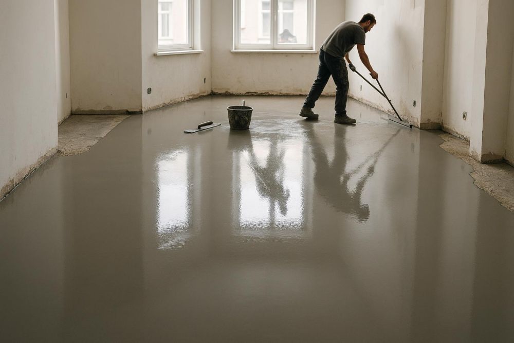 自流平水泥也有5大致命缺點！地板不平反而更麻煩？裝修前必看施工地雷