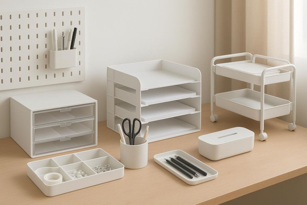 書桌桌面亂糟糟?5個高效收納設計,空間整潔3倍、工作效率翻倍!