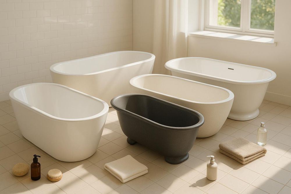 浴缸材質別選錯！5大材質優缺點一次比，買對壽命翻倍、清潔省一半