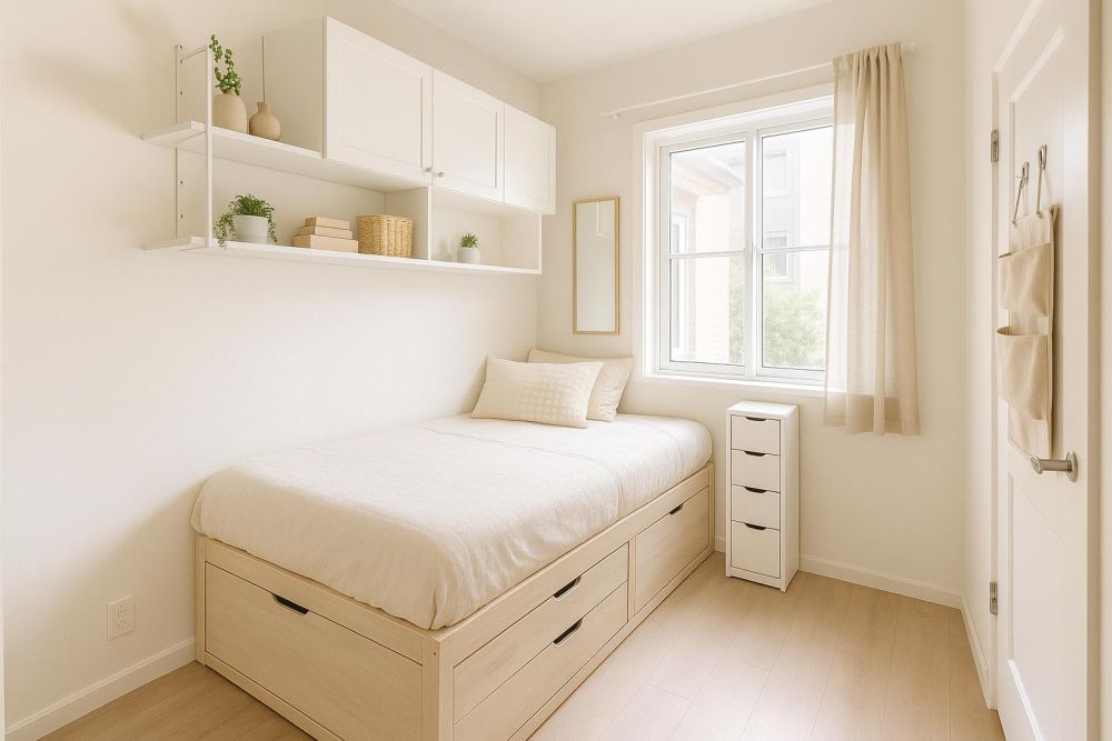 小房間空間太小？2026年必學『這6招』收納激增3倍、轉身不再卡手