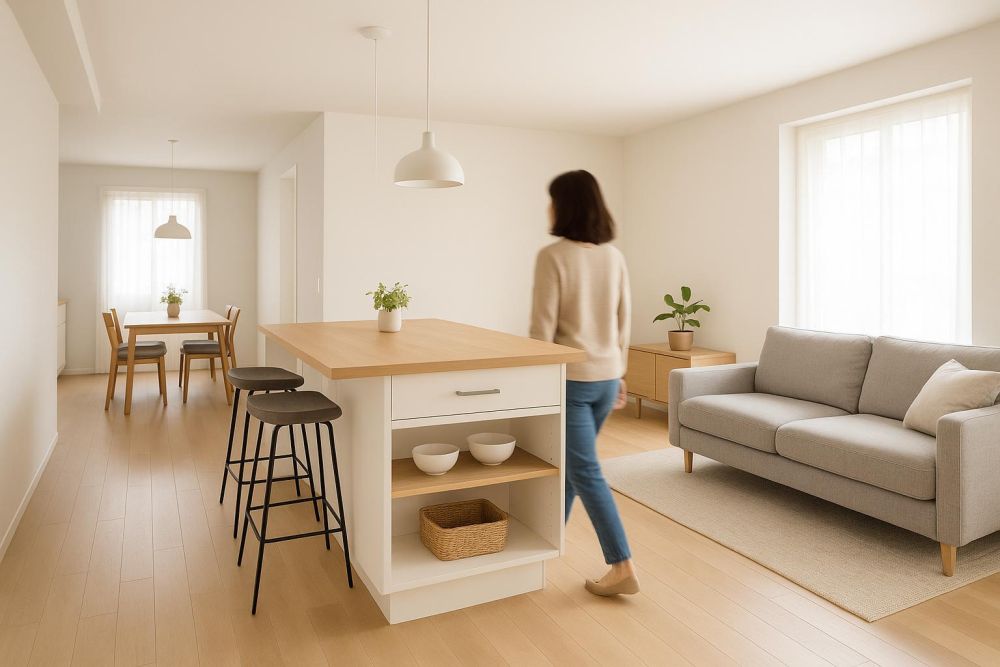 中島裝錯害客廳動線亂、收納秒崩潰？設計師曝5大超實用擺位，動線流暢空間翻倍