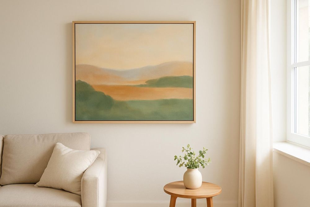 9成人都掛錯!掛畫尺寸選錯超難看,2026新標準一張表秒懂安裝要點