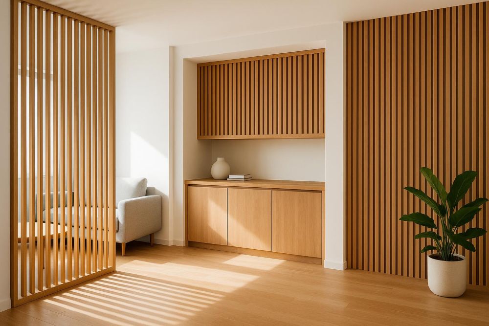 木格柵只會當屏風？設計師曝這5大用途，收納、美觀激增3倍