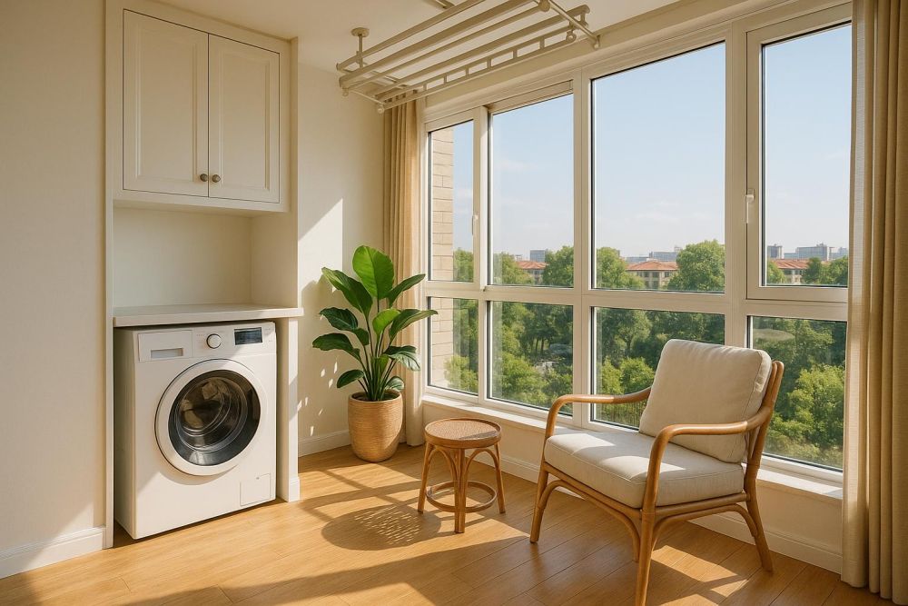 陽台只封閉沒用！這3招讓功能翻3倍、收納/晾曬超好用