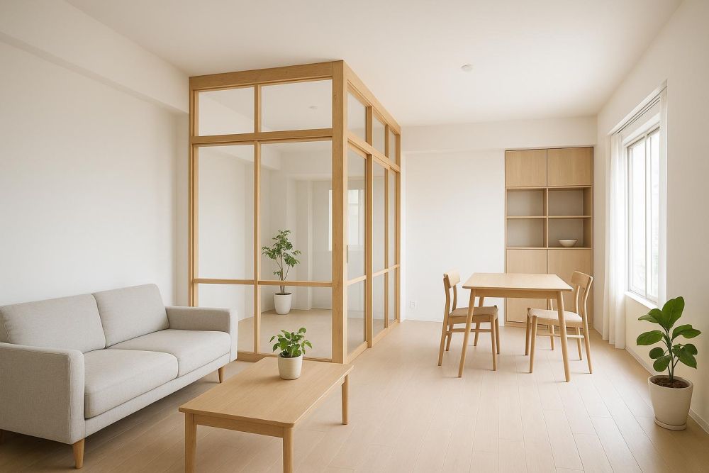 學會這個隔間設計，小宅也能打造日系無印質感空間、視野放大2倍