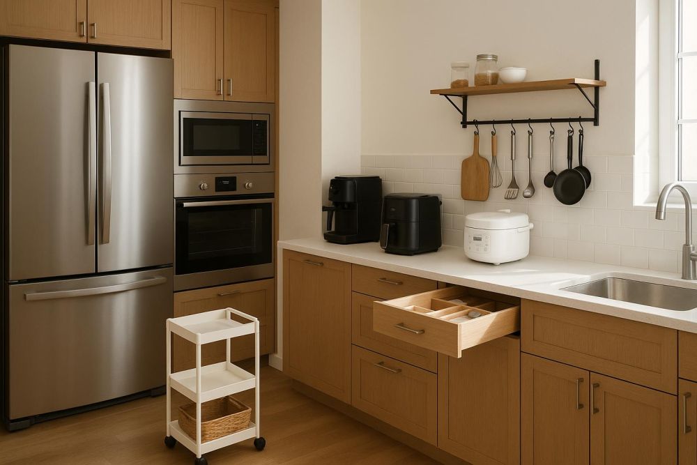 廚房家電總是亂?專家曝「這3招」收納增3倍,空間不再擁擠