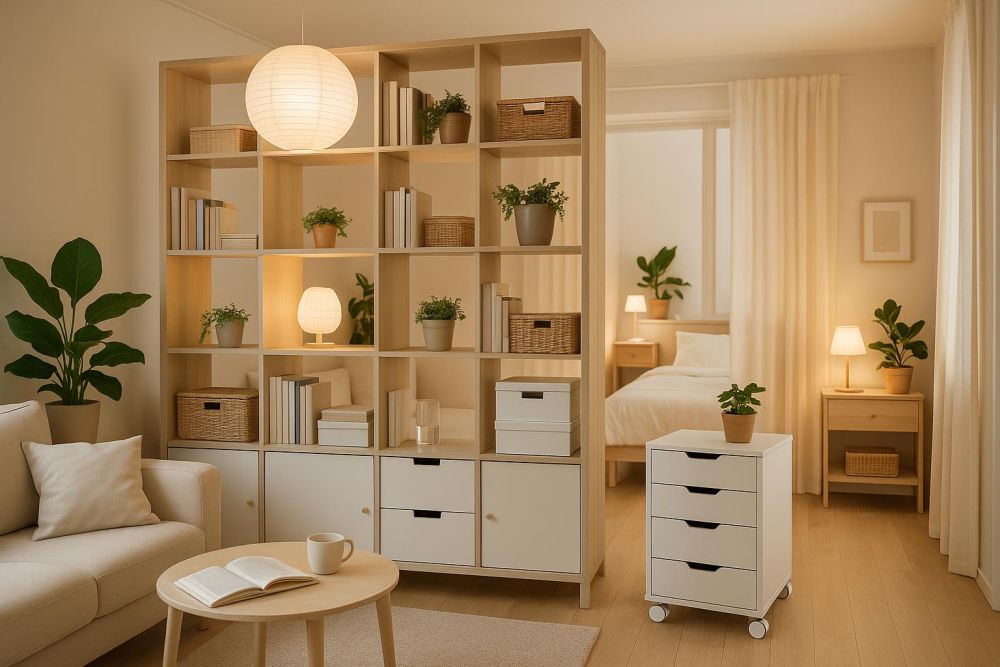 IKEA家具只會平放太可惜?2026新手必學『輕隔間神器』3招,預算砍半空間激增2倍!