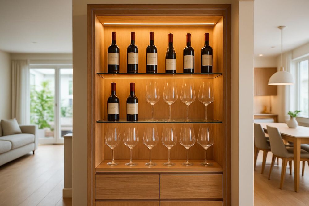 只要這樣做，酒櫃質感翻2倍！動線、收納還多3倍