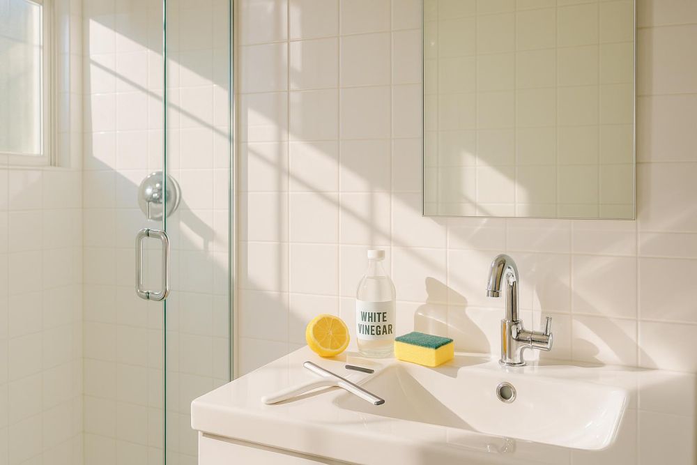 浴室水垢總是刷不乾淨？1招快速去除白斑，輕鬆還你亮晶晶浴室！