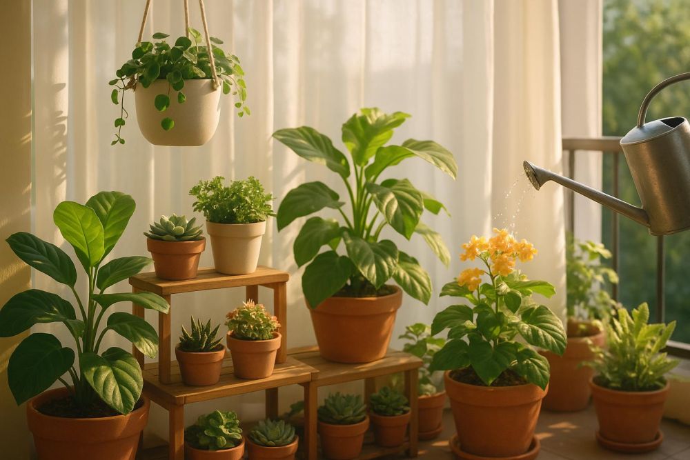 陽台植物總是枯黃?2026年專家親授8大養護細節,綠意增2倍、不再黑手指